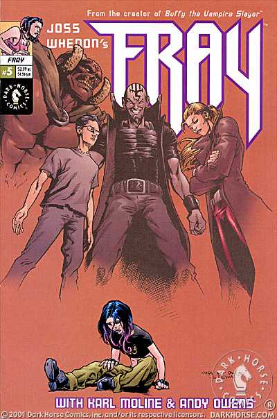 Cover for Joss Whedon's Fray #5 (of 8) (Second Printing) (00-033)