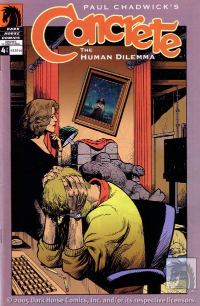 Cover for Concrete: The Human Dilemma #4 (00-083)