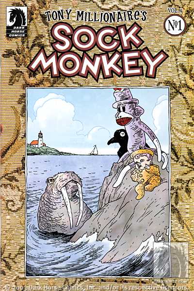 Cover for Tony Millionaire's Sock Monkey Vol. 4 #1 (of 2) (00-152)