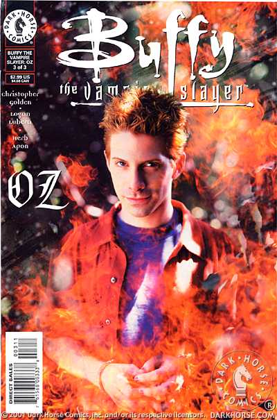 Cover for Buffy the Vampire Slayer: Oz #3 (of 3) (photo cover) (00-345)