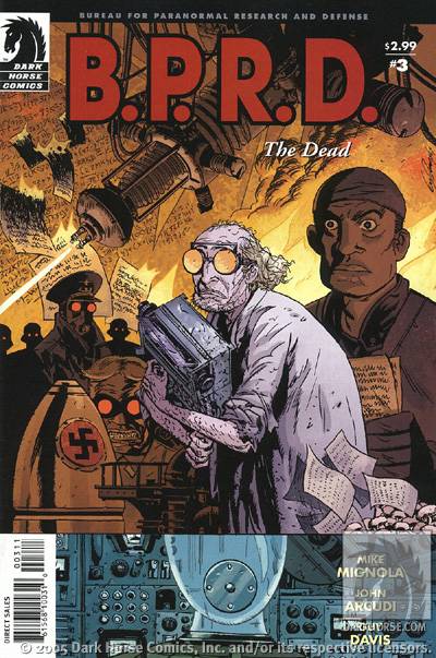 Cover for B.P.R.D.: The Dead #3 (of 5) (10-034)