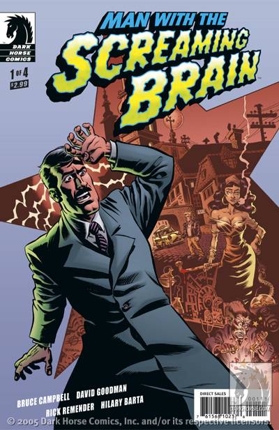 Bruce Campbell's Man with the Screaming Brain comes to Dark Horse!
