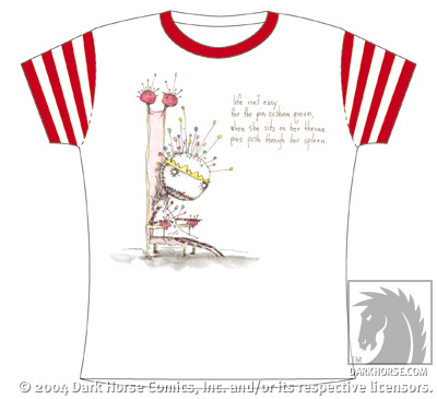 Cover for Tim Burton Babydoll Tee: Pin Cushion Queen (S) (10-387)