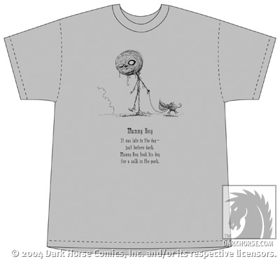 Cover for Tim Burton Tee: Mummy Boy (XXL) (10-388)