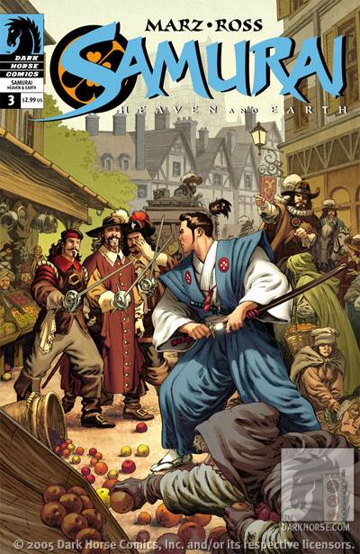 Cover for Samurai: Heaven and Earth #3 (of 5) (10-393)