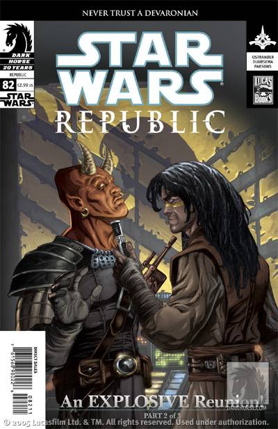 Cover for Star Wars: Republic #82 : The Hidden Enemy part 2 (of 3) (10-454)