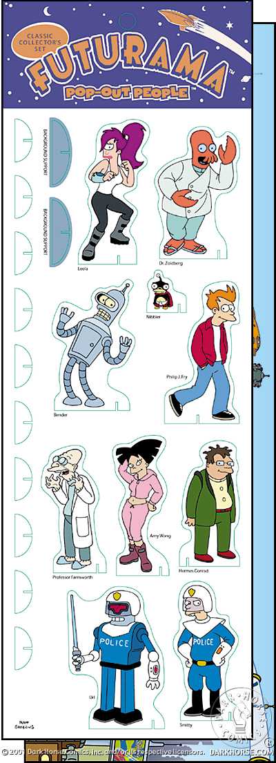Cover for Pop-Out People: Futurama (10-462)