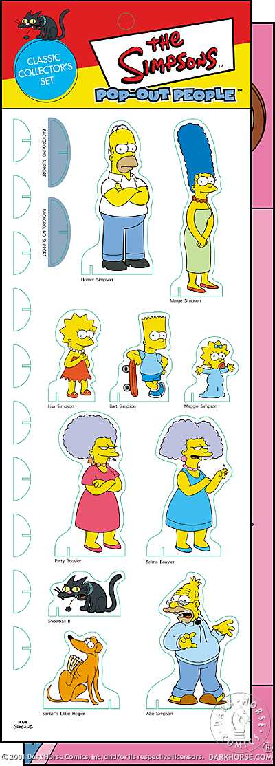 Cover for Pop-Out People: The Simpsons (10-489)