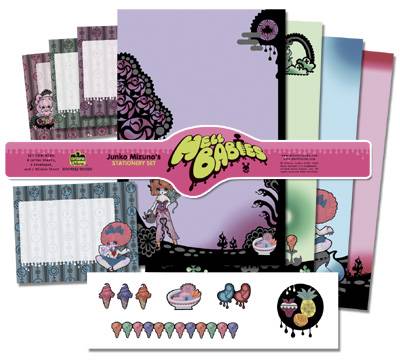 Cover for DHorse Deluxe Stationery Set: Junko Mizuno Hell Babies Stationery Set (10-532)