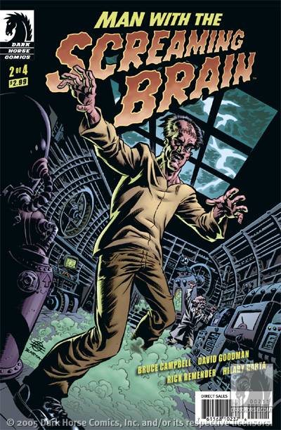 Cover for Man with the Screaming Brain #2 (of 4) (10-643)