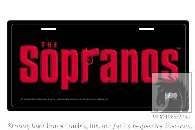 Cover for Dark Horse License Plates: The Sopranos (10-652)