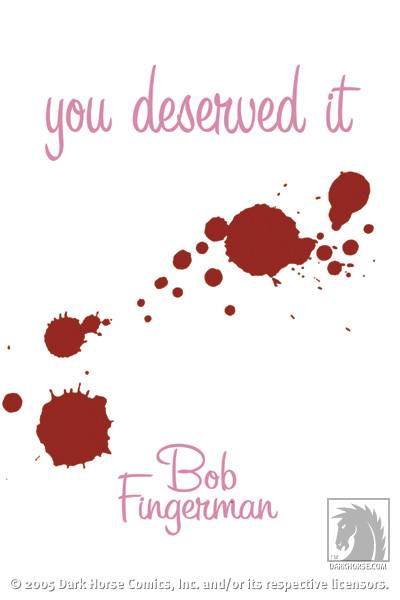 Cover for You Deserved It TPB (10-667)
