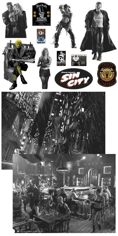 Cover for Sin City Environment Magnet Set (10-688)
