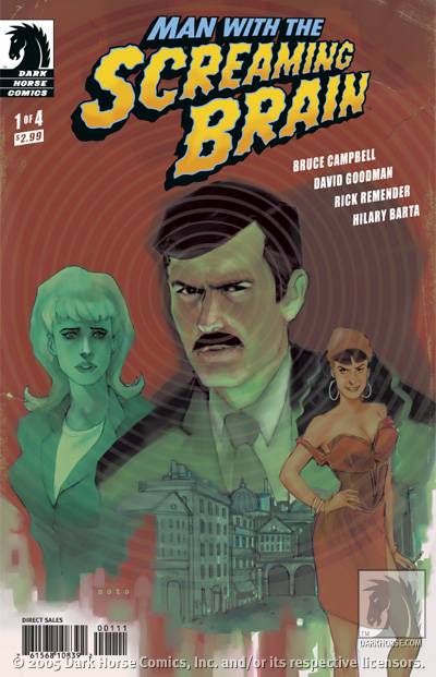 Cover for Man with the Screaming Brain #1 (of 4) - Alternate cover (10-839)