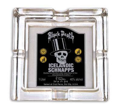 Cover for Sin City Glass Ashtray: Black Death Icelandic Schnapps (11-000)