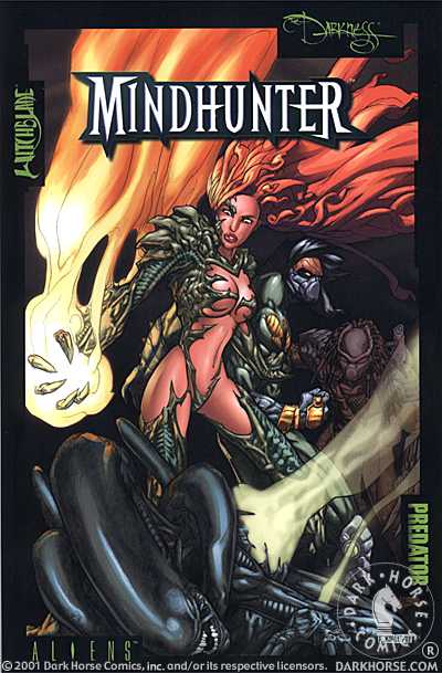 Cover for Aliens vs. Predator / Witchblade / Darkness: Mindhunter TPB (11-156)
