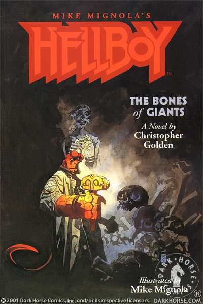 Cover for Hellboy: The Bones of Giants Illustrated Novel (11-184)