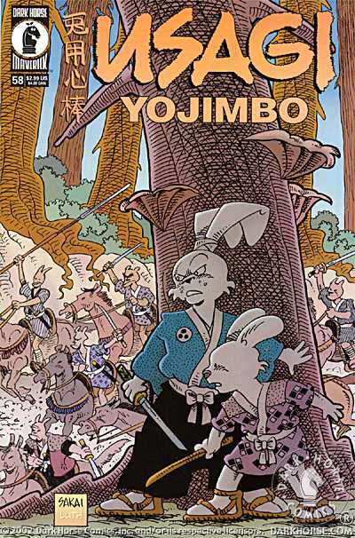 Cover for Usagi Yojimbo #58 (11-283)