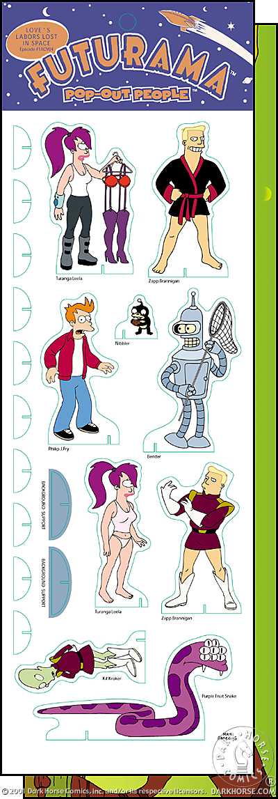 Cover for Pop-Out People: Futurama #2 (11-313)