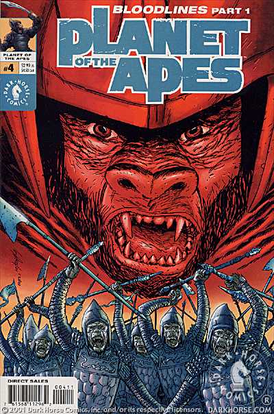 Cover for Planet of the Apes #4 (11-318)