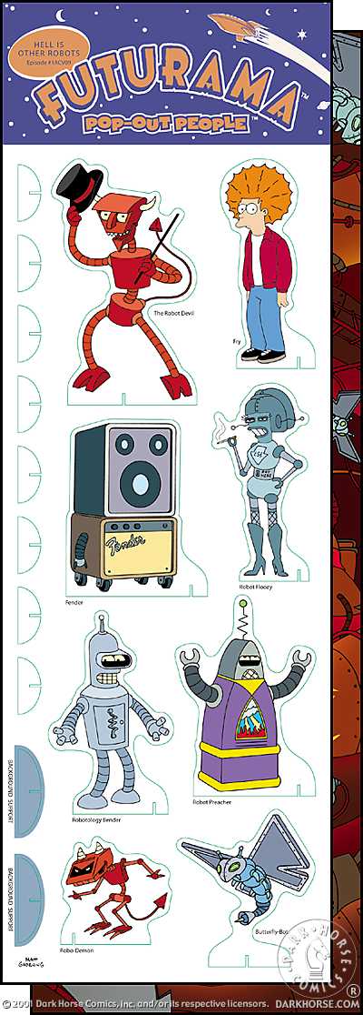 Cover for Pop-Out People: Futurama #4 (11-320)