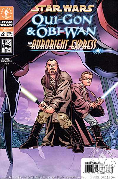 Cover for Star Wars: Qui-Gon and Obi-Wan - The Aurorient Express #2 (of 2) (11-437)