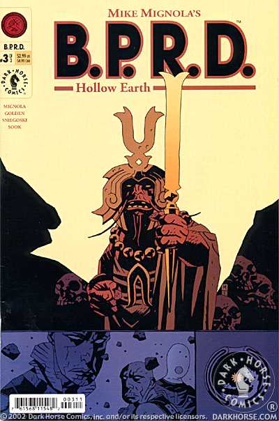 Cover for Mike Mignola's B.P.R.D.: Hollow Earth #3 (of 3) (11-555)