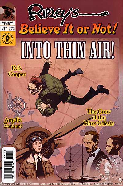 Cover for Ripley's Believe It or Not: Into Thin Air #1 (of 3) (11-612)