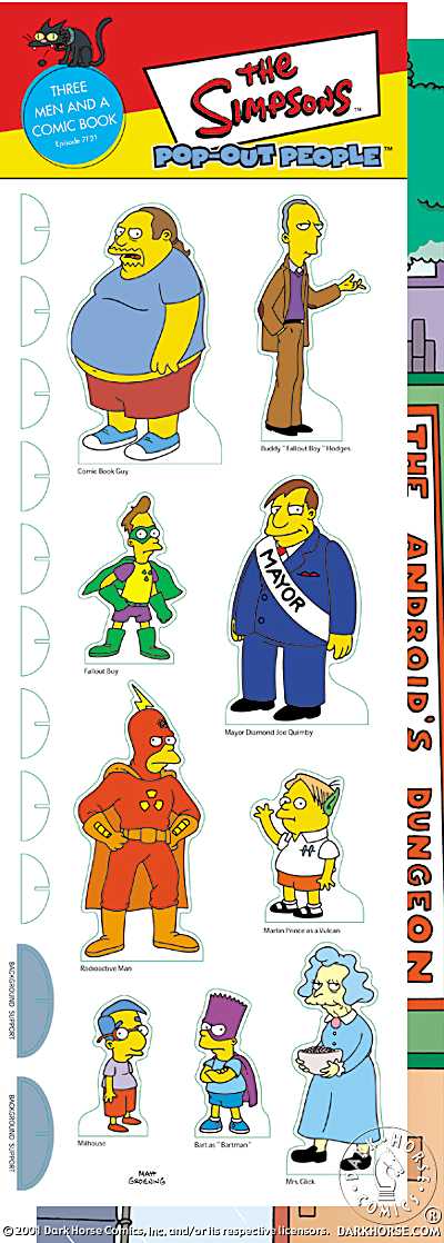Cover for Pop-Out People: The Simpsons #8 (11-626)