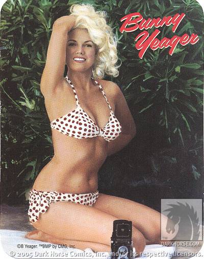 Cover for Bunny Yeager Sticker #2 (Kneeling Bunny) (11-645)