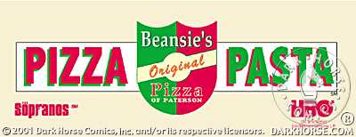 Cover for The Sopranos Sticker #2 (Beansie's) (11-659)