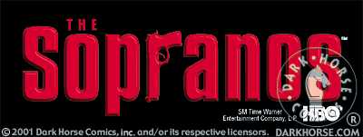 Cover for The Sopranos Sticker #5 (Sopranos logo) (11-670)