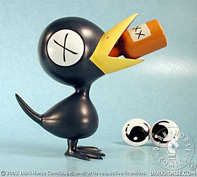 Cover for Tony Millionaire's Drinky Crow Figure (11-761)