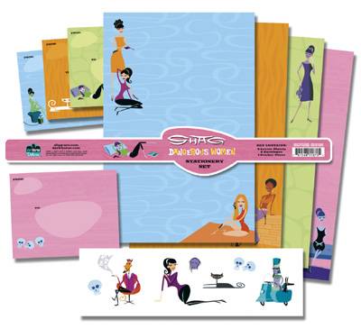 Cover for DHorse Deluxe Stationery Exotique: Shag's Dangerous Women (11-870)