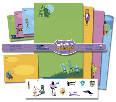 Cover for DHorse Deluxe Stationery Exotique: Shag's Night of Ghouls (11-871)