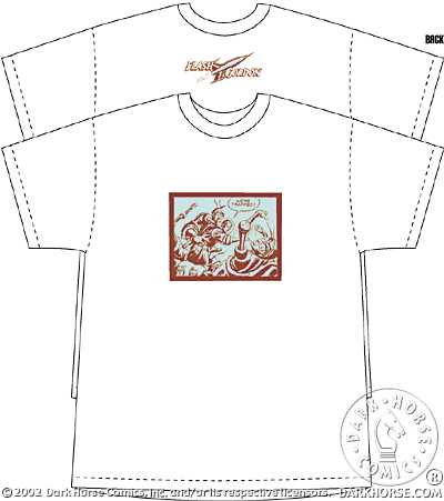 Cover for Flash Gordon Tee (We're Trapped! Tee) (XL) (11-929)