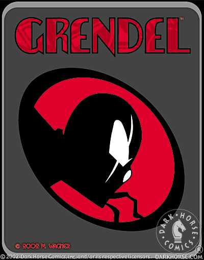 Cover for Grendel Sticker #4 (Mask Logo) (12-041)