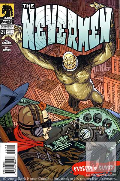 Cover for The Nevermen: Streets of Blood #2 (of 3) (12-052)