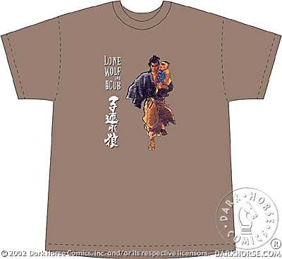 Cover for Lone Wolf and Cub T-Shirt: Ogami and Diagoro Walk Tee (XXL) (12-147)