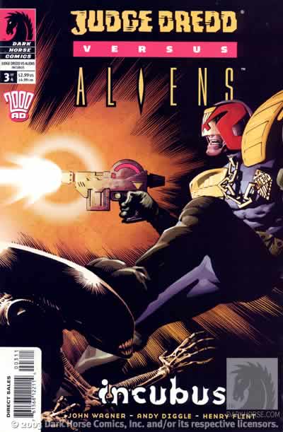 Cover for Judge Dredd vs. Aliens: Incubus #3 (of 4) (12-212)