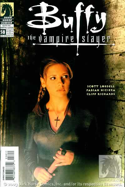 Cover for Buffy the Vampire Slayer #58 (Photo Cover): Slayer Interrupted (Part 3 of 4) (12-230)