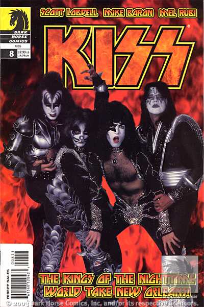 Cover for KISS #8 (Photo Cover) (12-278)