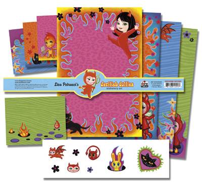 Cover for DHorse Deluxe Stationery Exotique: Lisa Petrucci's Devilish Dollies (12-292)
