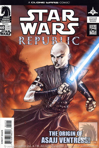 Cover for Star Wars: Republic #60 (12-321)