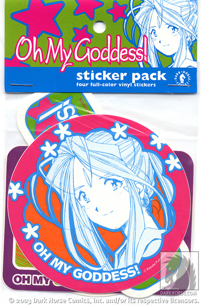 Cover for Oh My Goddess! sticker pack (12-433)