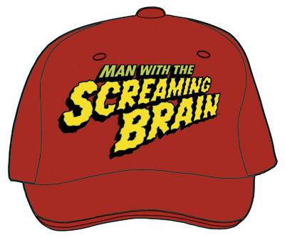 Cover for Man with the Screaming Brain Red Cap (12-544)