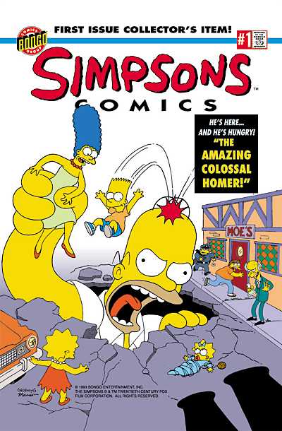 Cover for Mini-Comics Keychain: The Simpsons (12-694)