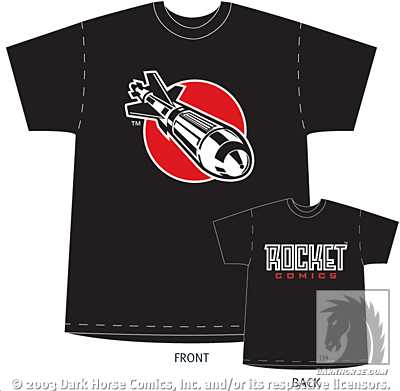 Cover for Rocket Comics T-Shirt Short Sleeve (XXL) (12-704)