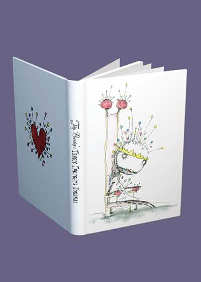 Cover for Tim Burton's Tragic Thoughts Light Up Journal (12-727)