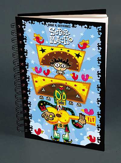 Cover for DHorse Deluxe Journal: Jorge Gutierrez (aka Super-Macho) (12-745)